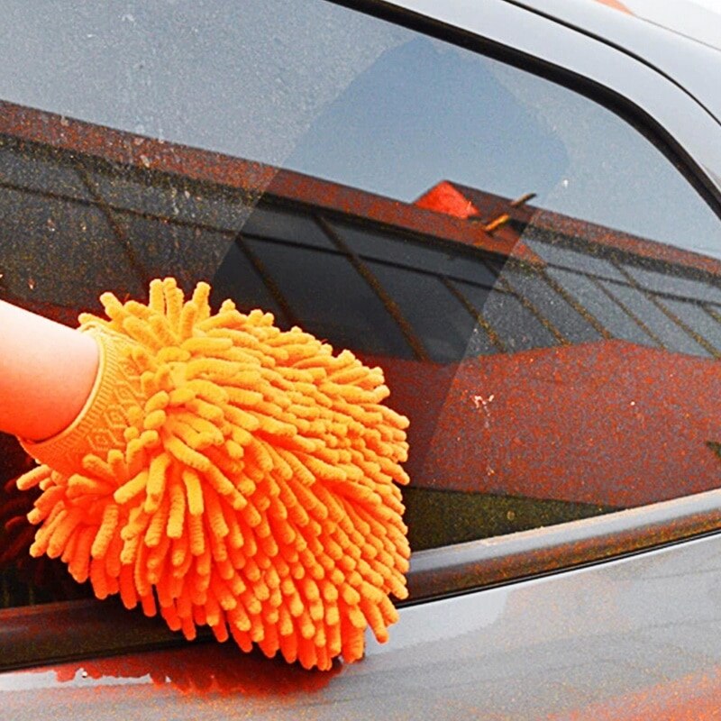 microfibre lave-auto mitaines Chenille lavage gant équipement voiture détaillant chiffons maison Duster outil de lavage moto lavage