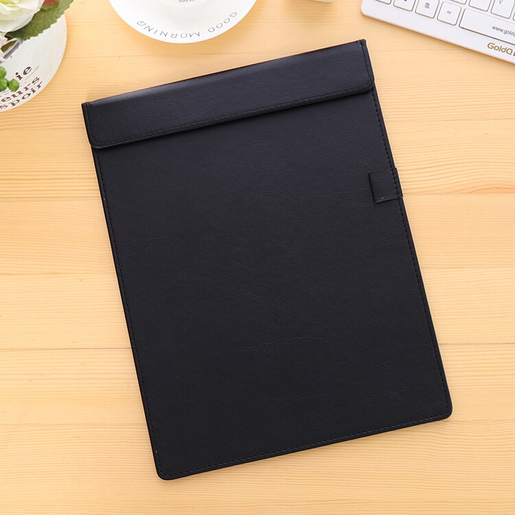 A4 Faux Leather PU Clipboard, Students Office Paper Folder, Restaurant Menu Clip Board Hotel Paper Folder Writing Pad: Other