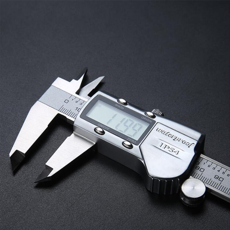 Metal stainless steel IP54 waterproof caliper digital display electronic vernier caliper measurement tool high precision caliper