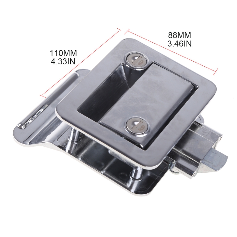 Caravan RV Travel Trailer Entry Door Lock Camper Door Latch Handle with Keys Secure for Camper Travel Trailer