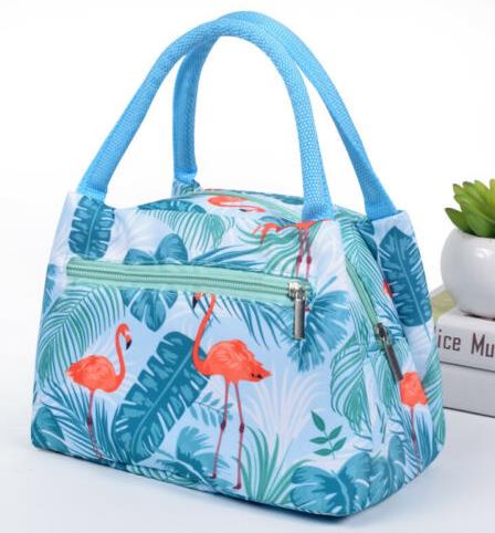 Draagbare Lunch Tas Animal Print Thermische Geïsoleerde Lunch Box Voor Vrouwen Kids School Handtas Unisex Waterdichte Picknick Tassen: 4