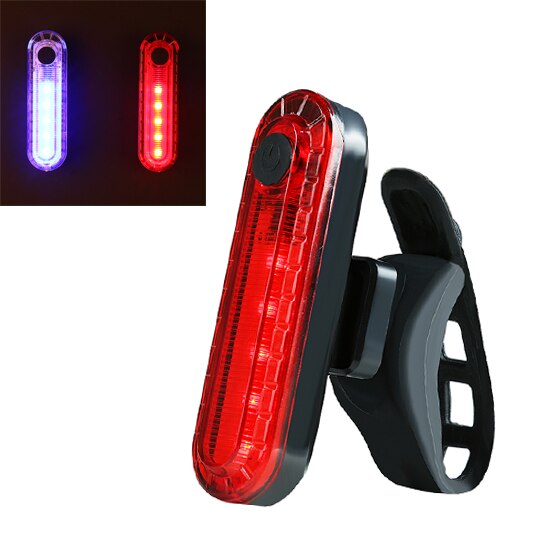 West Fietsen Fietslicht Fiets Licht Achter Fiets Lantaarn Waarschuwing Oplaadbare Flash Light Voor Fiets Lamp Fiets Accessoires: Rood