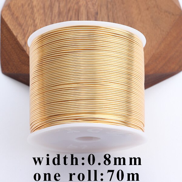 GUFEATHER M754,jewelry accessories,copper wire,18k gold plated,0.3 microns,diy bracelet necklace,jewelry making,one roll/lot: M75408