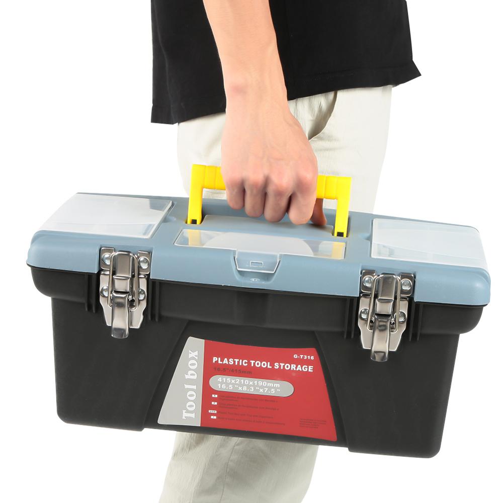 Draagbare Toolbox Met Handvat Hardware Storage Case Reparatie Tool Container Reparatie Tool Box