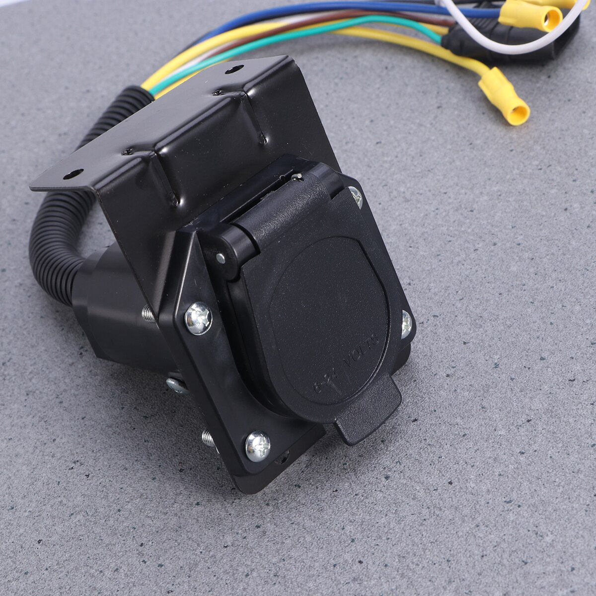 Multi-tow Trailer Adapter Kit Wiring Connector with Socket Connector Mounting Bracket