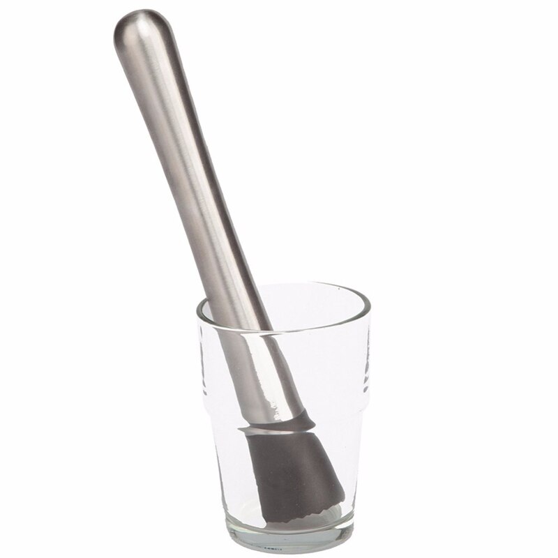 Stainless Steel Fruit Muddlers Easy Clean Caipirinha Pestles Kitchen Bar Tools Cocktail Muddler Bar Mixer Crushed Ice Barware