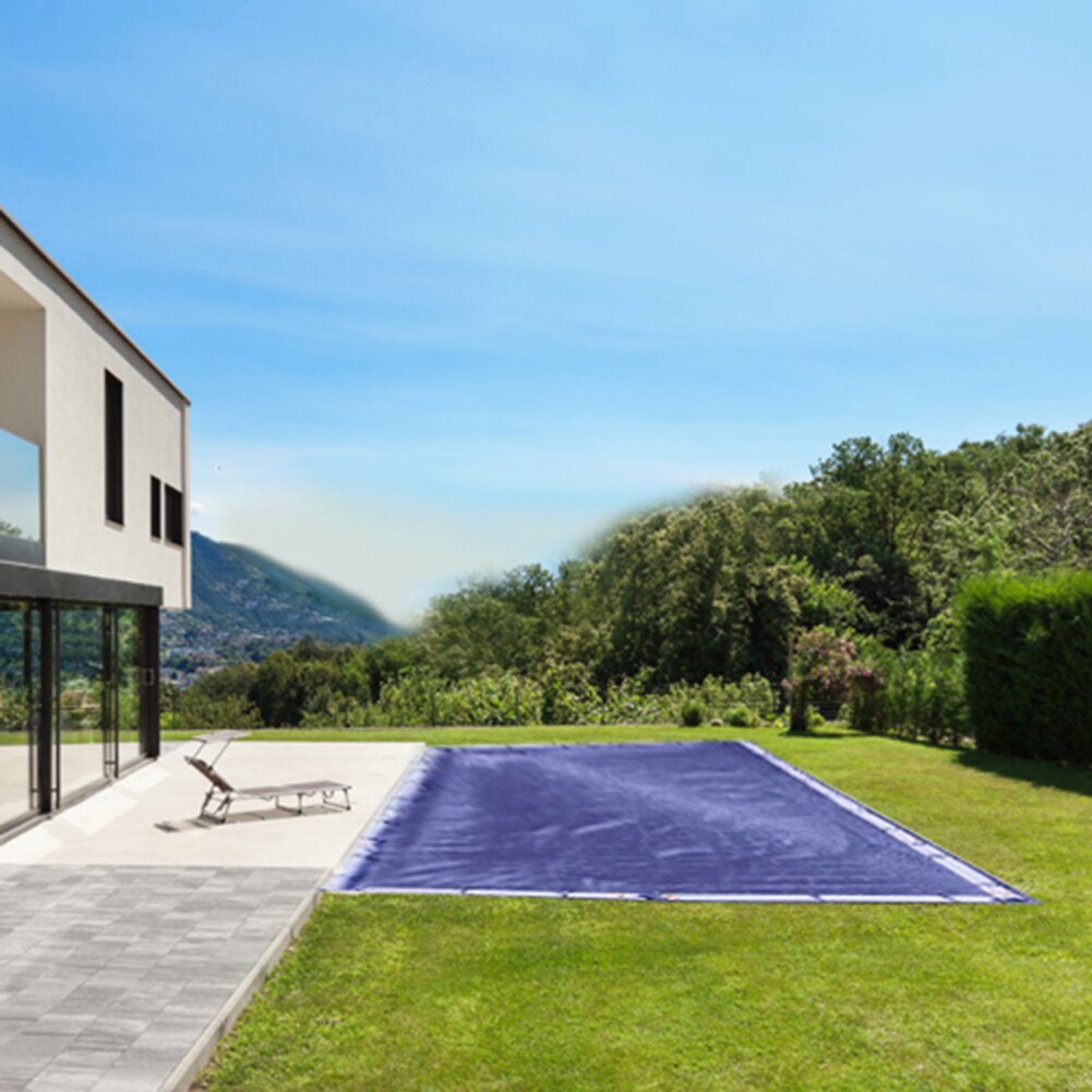 Tapis de piscine gonflable 3 tailles, couverture de piscine gonflable épais et portable, imperméable et protection solaire