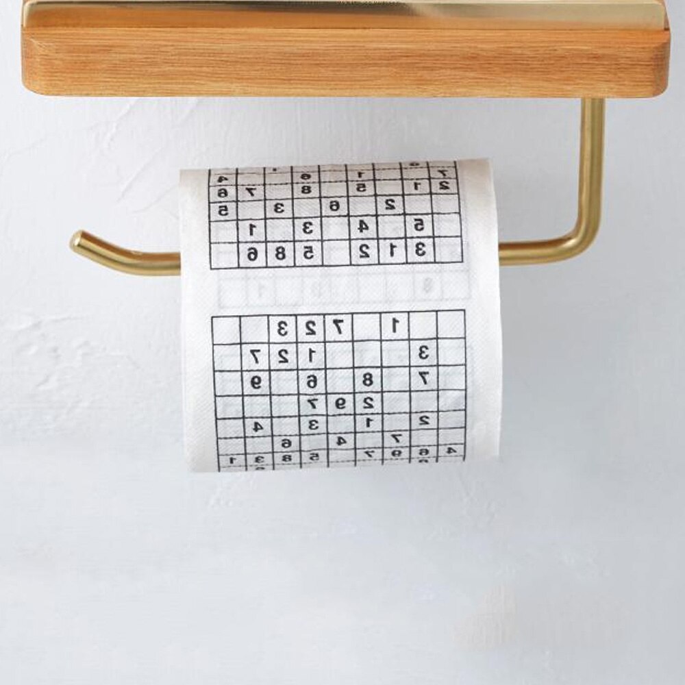 Kreative Gedruckt Seidenpapier Wc Rollen Papier Gute Puzzle Spiel Gesundheit Papier Wc Tissue Für Bad Küche Werkzeug