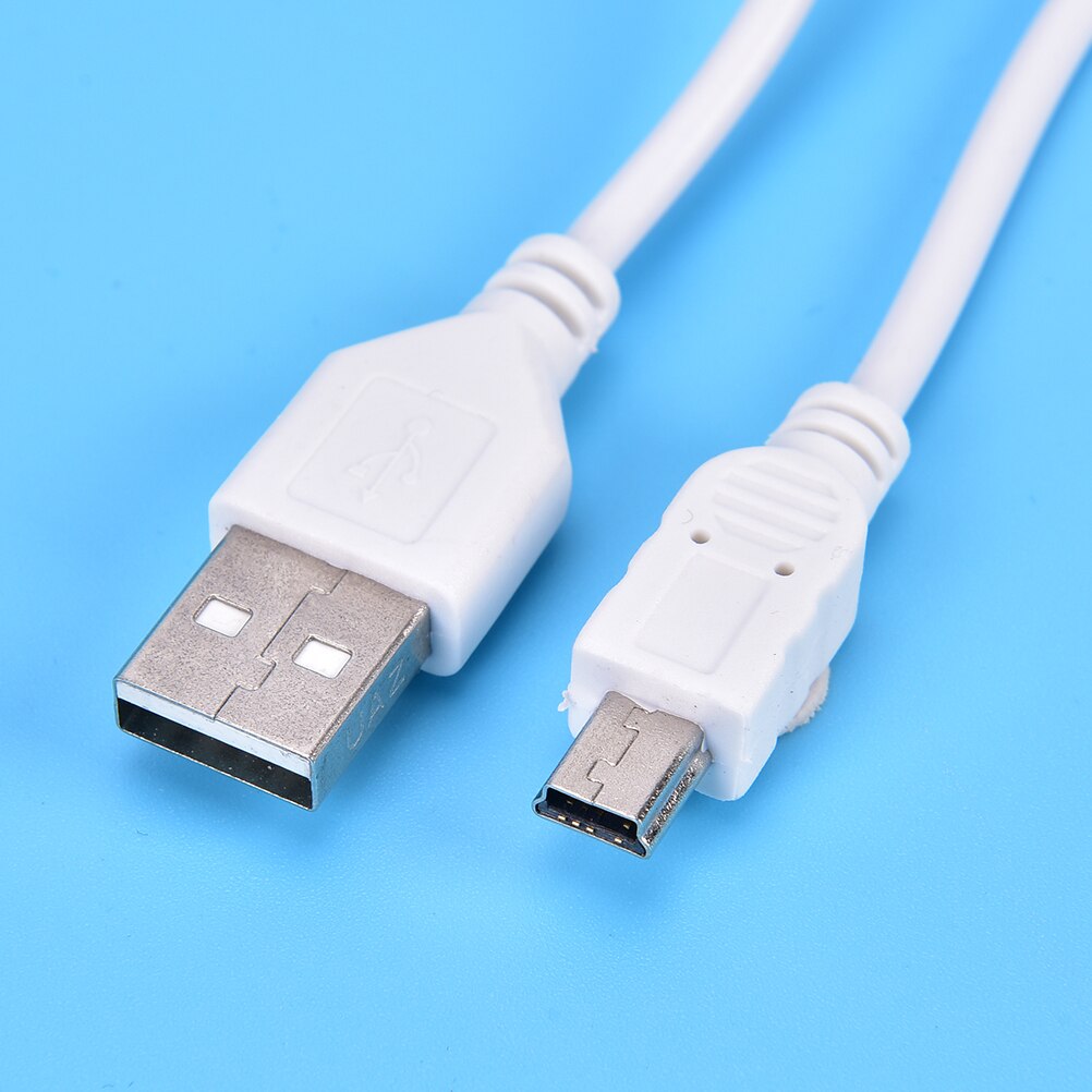 1m Long MINI USB Cable Sync & Charge Lead Type A To 5 Pin B Phone Charger