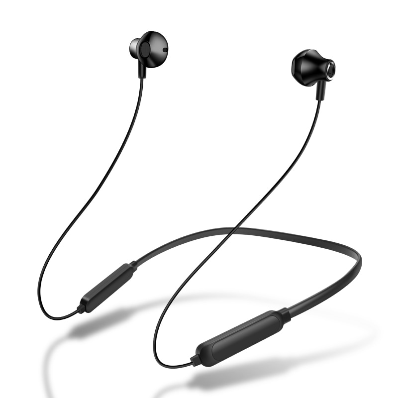 Bluetooth Nekband Stereo Headset Draadloze Bluetooth Koptelefoon Sport Oordopjes Met Microfoon voor iphone 11 universal alle mobiele telefoons