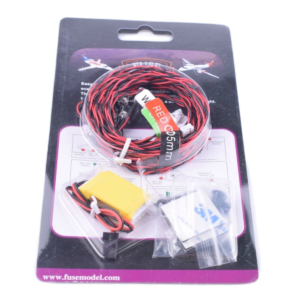 RC Realistisches LED-Beleuchtungsset für RC Hubschrauber Flugzeug Flugzeuge Flugzeug Flugzeug RC Modelle RC Spielzeug