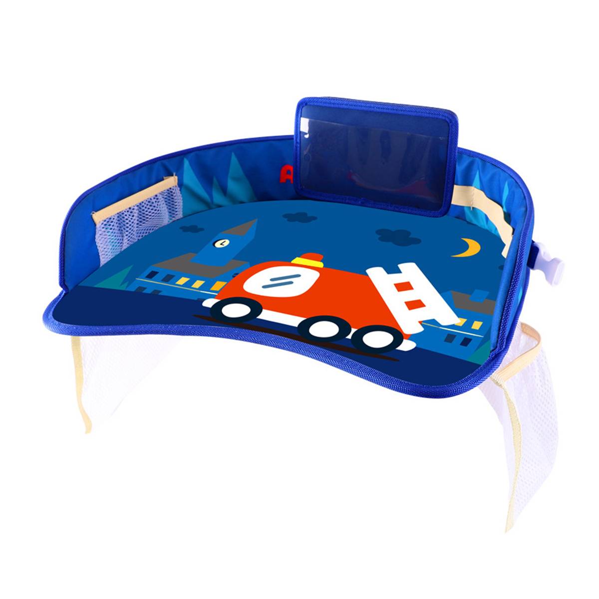 Baby bilsæde bakke tegneserie klapvogn børn legetøj mad vandholder skrivebord børn bærbar plade bord til bil barn bord opbevaring: B