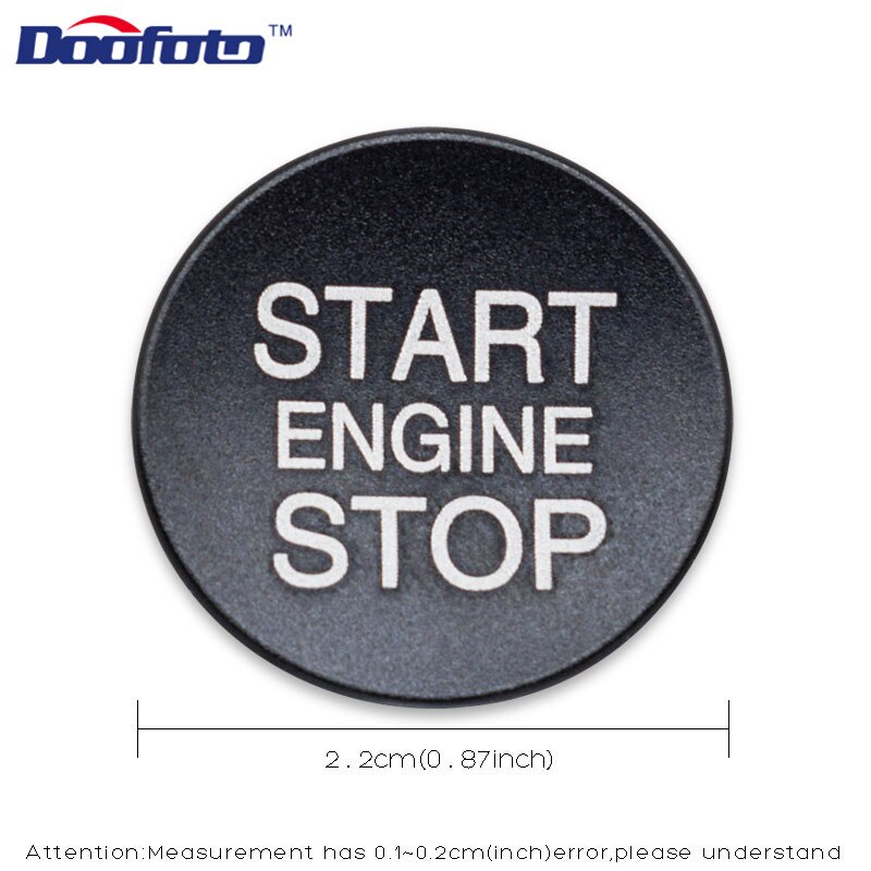 Doofo-pegatinas de para coche, carcasa de botón de arranque del motor para Alfa Romeo Giulietta Stelvio 159 Giulia, accesorios para coche