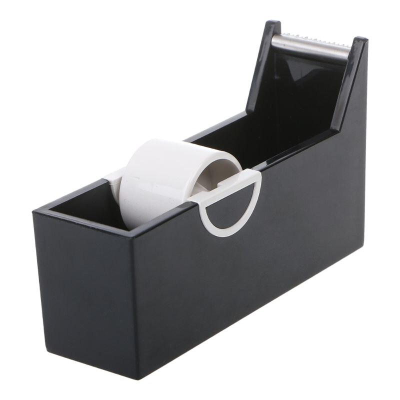 Plastic Desktop Adhesive Tape Dispenser Cutter Stand Holder Office School Supplies Stationery