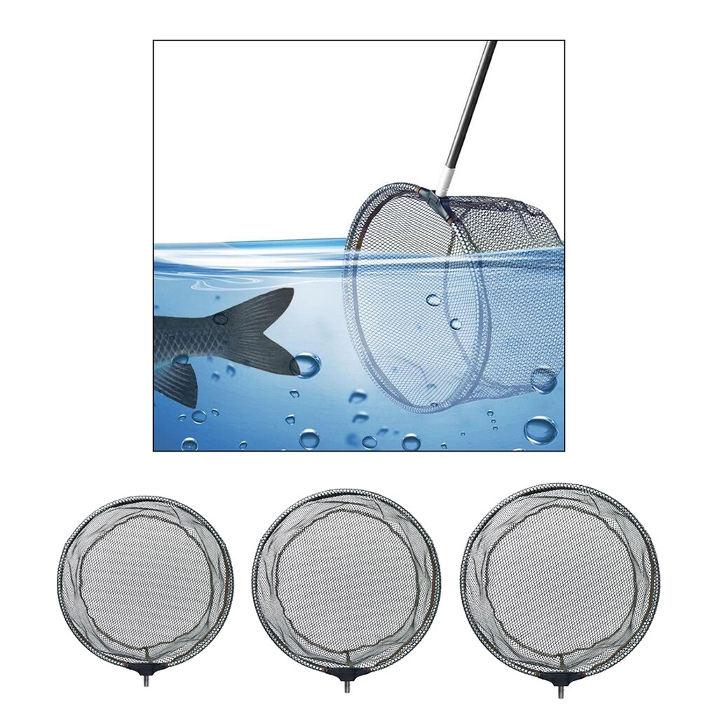 Trout Carp Coarse Fishing Landing Net Head Replacement Net Tackle 40cm Nylon Fishing Net Ultimate Fishermen’s Tool Catch