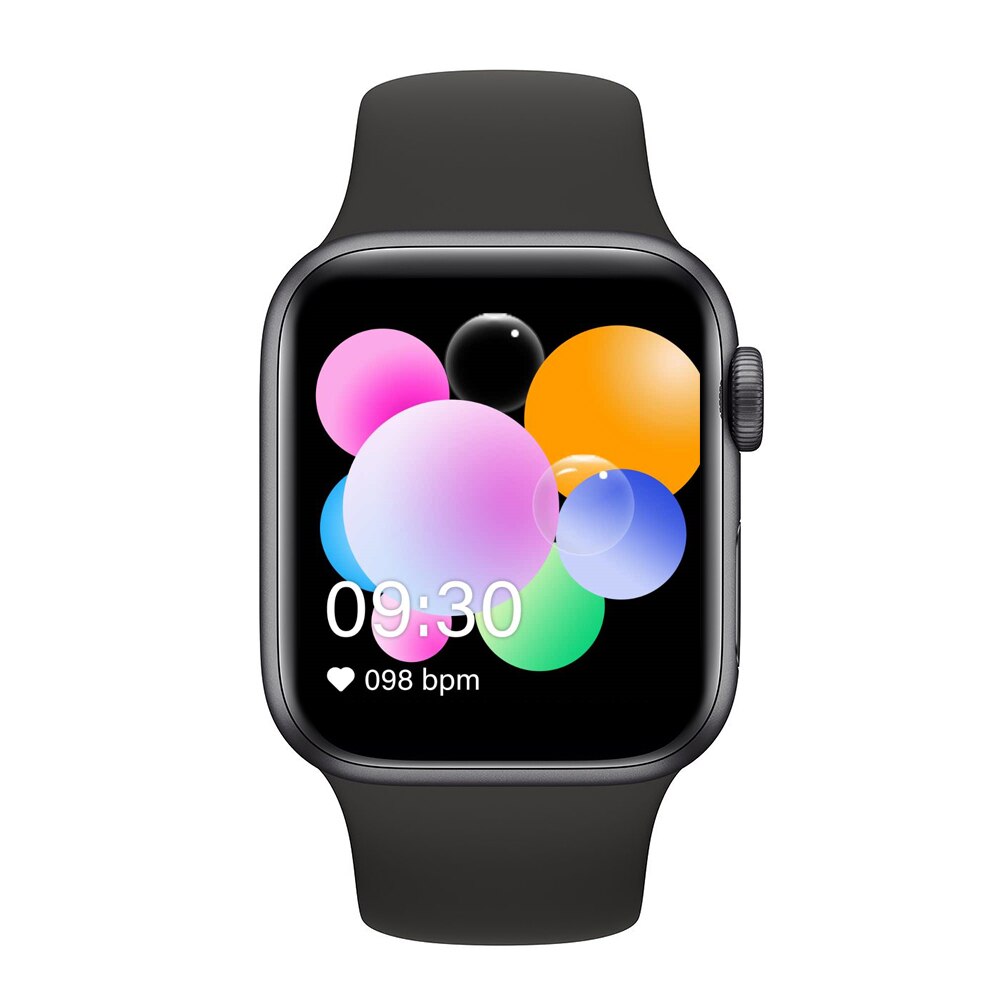 T500 Plus Smart Horloge Bluetooth Call Music Smartwatch Fitness Tracker Hartslag Gezondheid Monitoring Wearable Apparaten Klokken Uur: Black