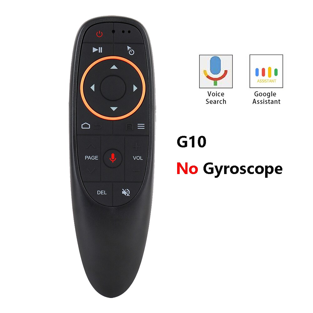 Air Remote Mouse G10 G10S Voice Remote Control Blueteeth 2.4G Wireless Gyroscope for Android tv box H96 Max 3318: G10 No Gyroscope