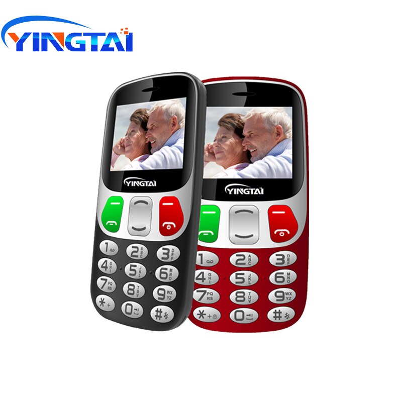 Bar Feature Phone For Elderly YINGTAI T47 2G Senior Phone For Old Man Big Speaker Keyboard SOS Cellphone