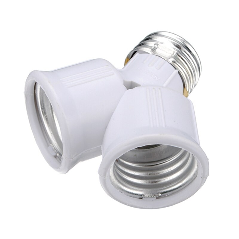 2 In 1 E27 Lamphouder E27 Lamphouder Lamp Socket Splitter Adapter Light Base Voor Led Lamp