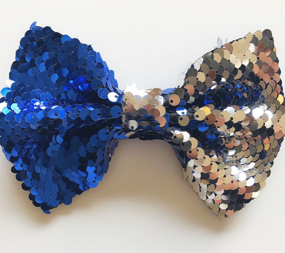 Schattige babymeisjes glitter pailletten strik haarspeld strik haarspeld hoofddeksel