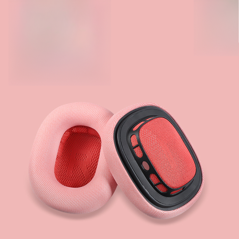 Model egnet til apple airpods max hovedtelefoncovers, hovedmonterede ørepuder, svampecovers og ørevat: Mørk orange