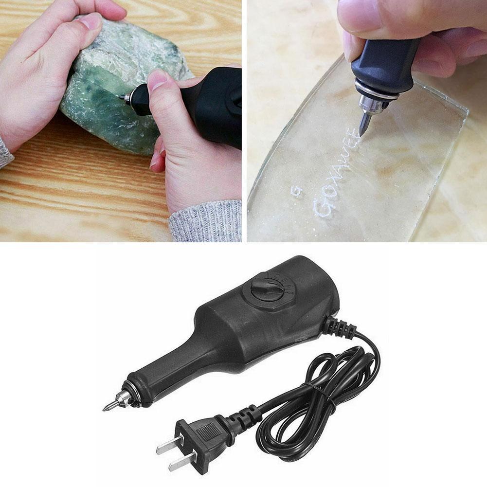 DIY Elektrische Gravur Stift Stecher Schnitzen Werkzeug Für Schmuck Metall Glas Jade Glas Kunststoff Marmor Holz Manuelle Marker Maschine Schnelle