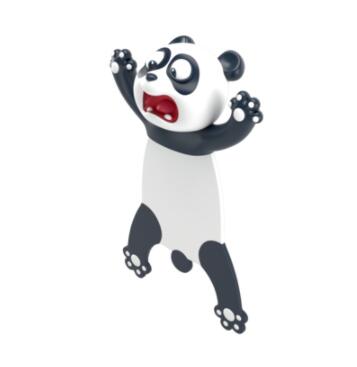 3d bogmærke sjove dyrebogmærker sød kat hund panda bogmærke som brevpapir: Panda