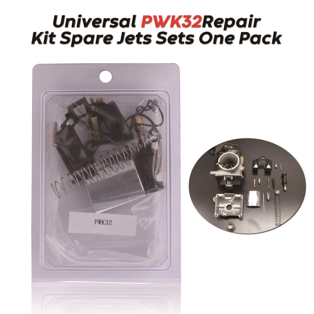 Maintenance spare parts kit for motorcycle carburetor, universal repair kit spare jets sets 1 pack: LD-MC004-32