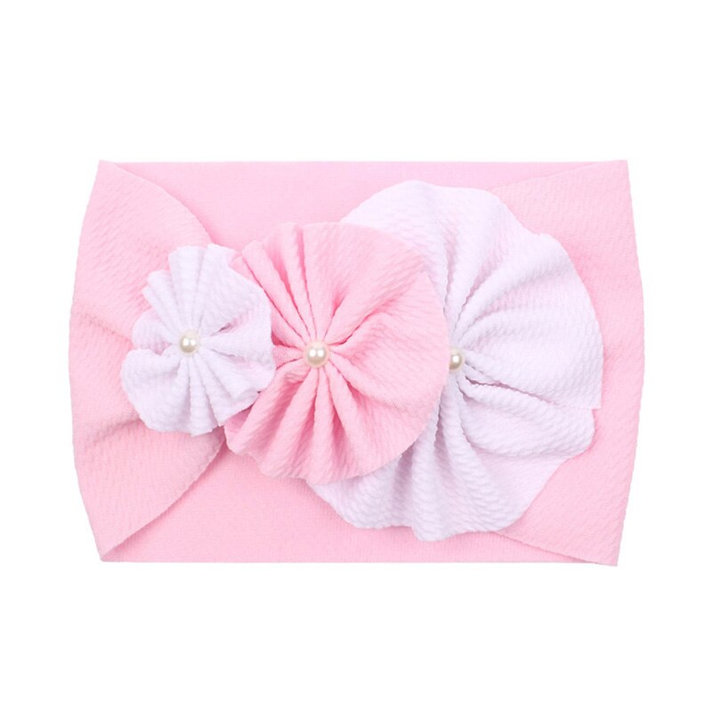 Bonito grandes arcos bebê menina bandana turbante flor macio elástico bowknot bebê bandana para gilrs bebê acessórios de cabelo: style 1