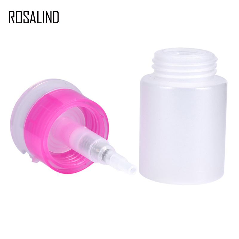 Rosaling Plastic Lege Pomp Remover Dispenser Fles 1 Pcs Nail Gel Polish Verwijderen Nail Art Manicure Alcohol Clear Fles