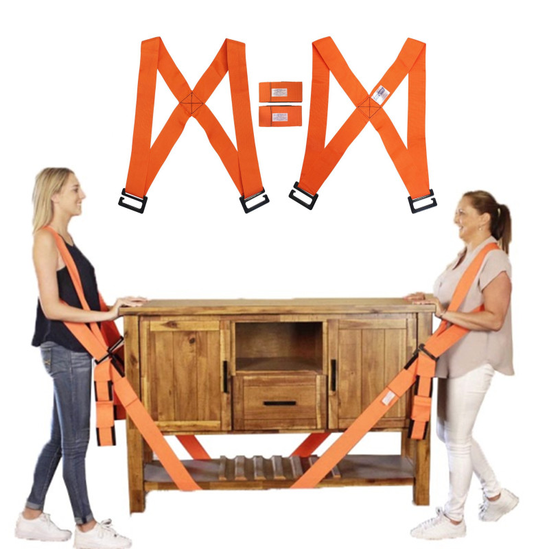 300kg bærestropper for møbelflytting skuldertau løftebelte for tunge møbler transportbelte tau løftesnor flyttestropp