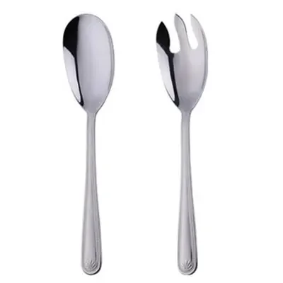 Stainless Steel Gold Salad Spoons Fork Cutlery Set Large Mixing Food Server Pasta Utensils Dinnerwar Kitchen Tableware Kit: black