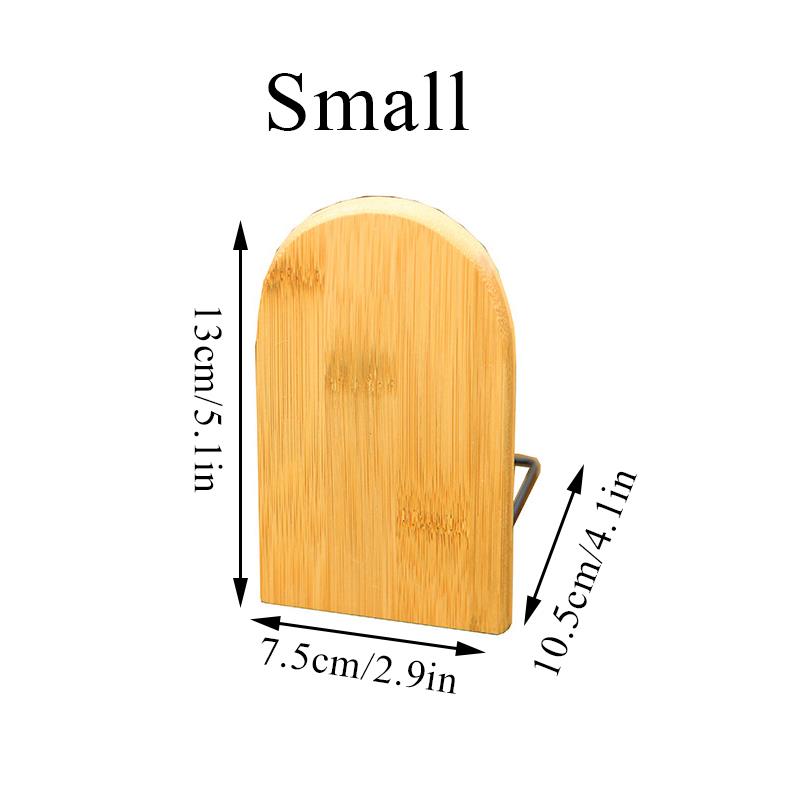 1Pc Nature Bamboo Bookends Wood Book Ends Magazine Holder Shelf Bookrack Office Desktop Organizer Book Stand Stationery: plum