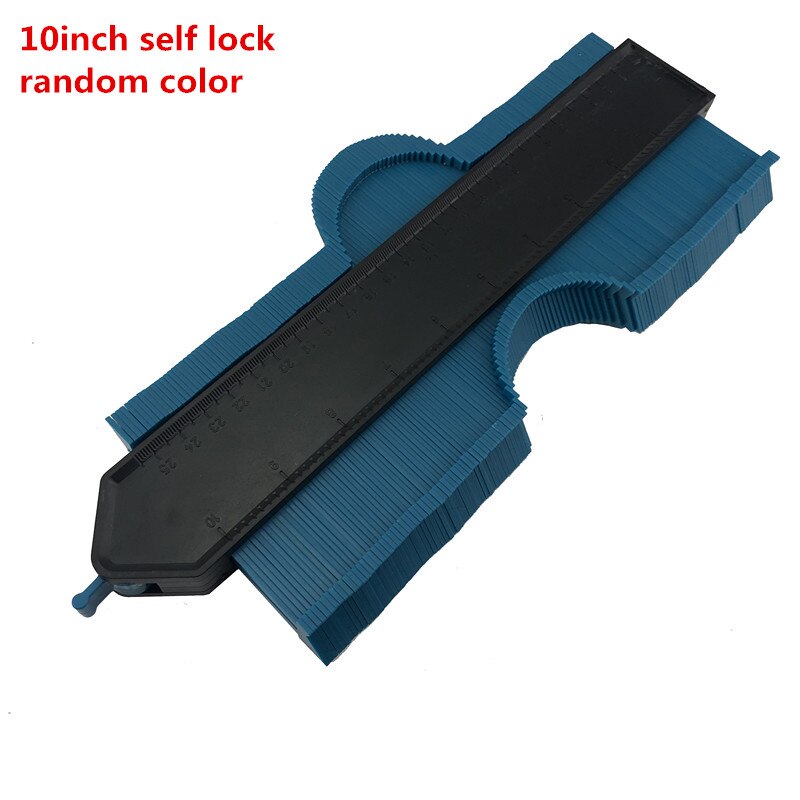 250mm 10"/120mm 5" Profile Copy Contour Gauge 10" self lock Widen Duplicator Standard Wood Marking Tiling Laminate Tiles 'Tools: 10inch with lock