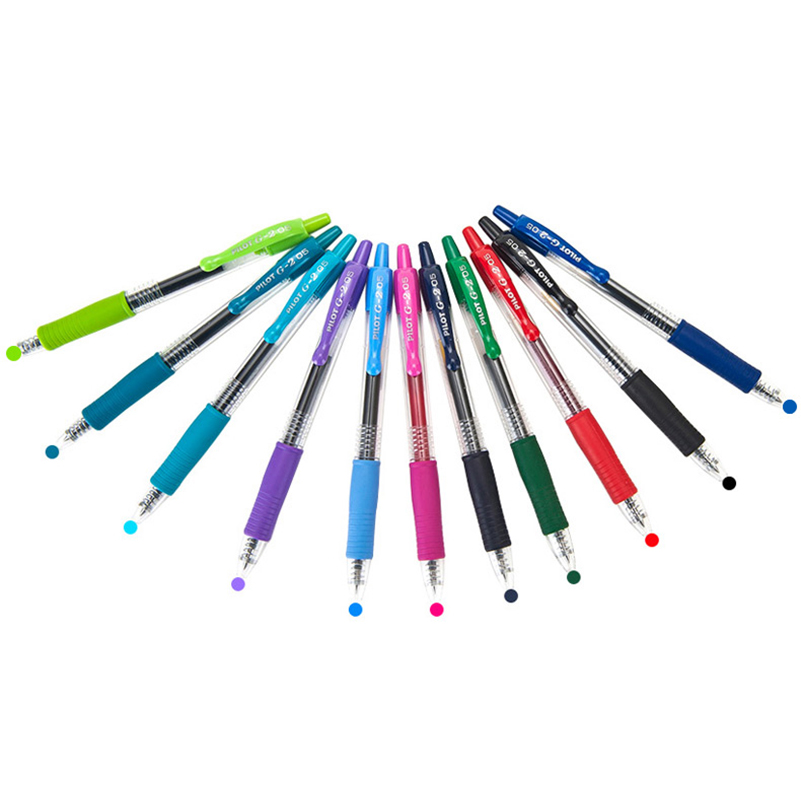 Stylos à bille à rouleau d'encre Gel Premium rétractables Pilot G2 pour stylos à bille de bureau et d'affaires pour l'écriture