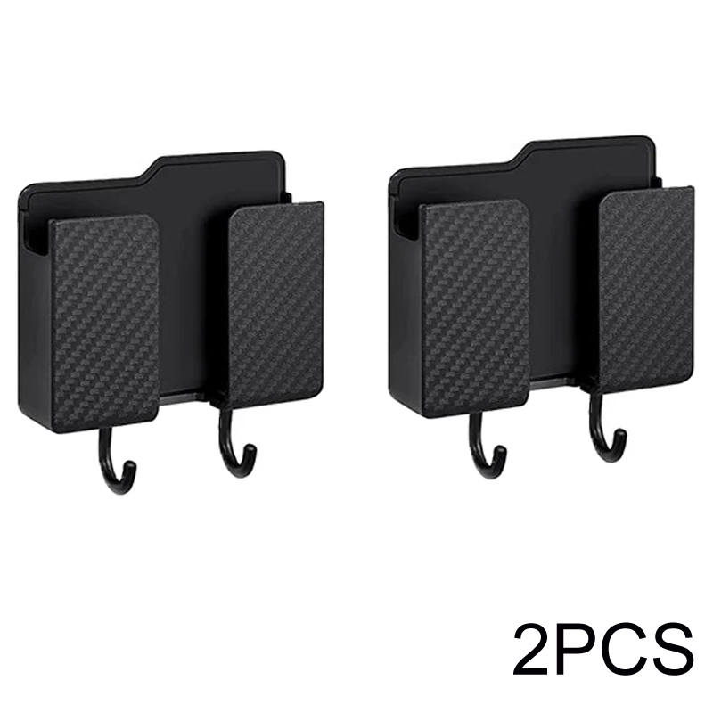 Soporte multifunción para teléfono inteligente, organizador montado en la pared, caja de almacenamiento, gancho para cargador de pared, organizador de cables, soporte de base de carga