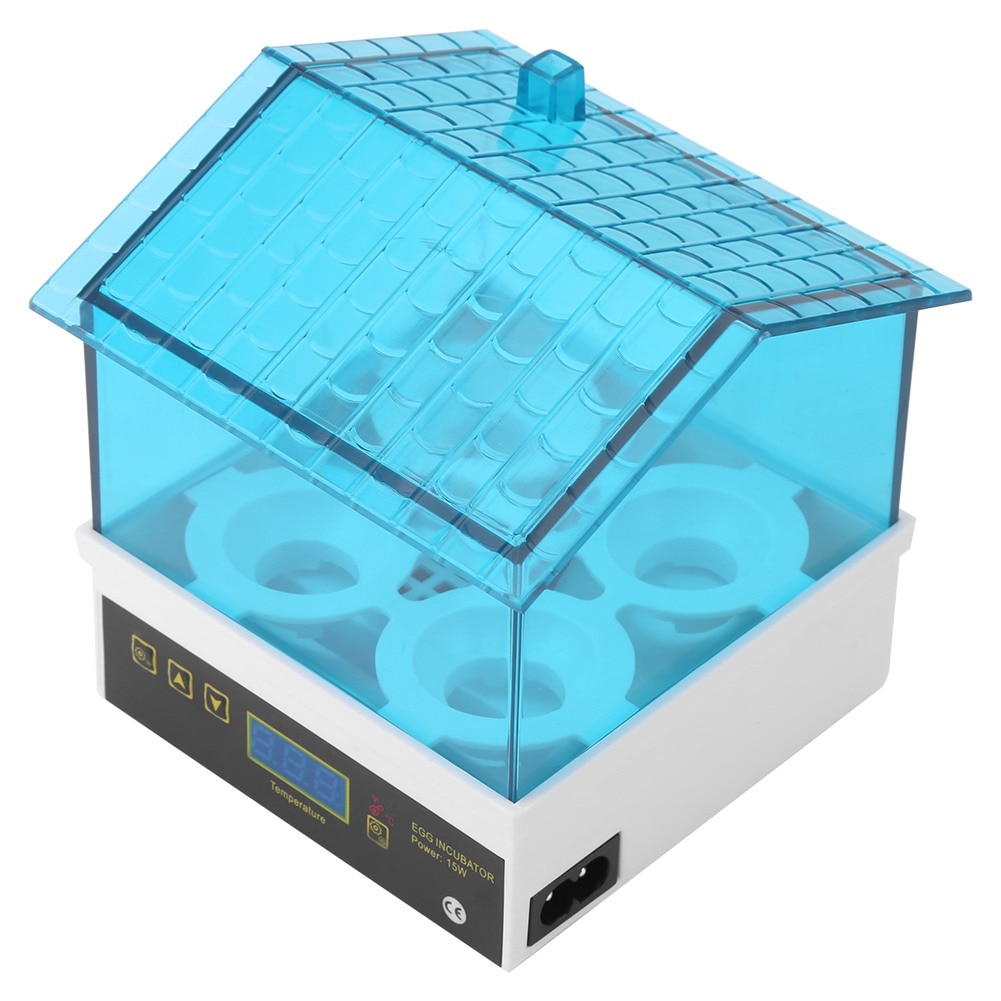 Automatic 4 Eggs Incubator Temperature Control Digital Chicken Chick Duck Hatcher Brooder Hatchery Egg Incubator