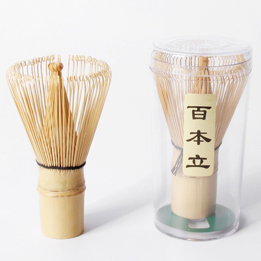 Japanese-style matcha tool set 100 stand-up tea stand 80 stand-up matcha brush Bamboo Tea ceremony accessories