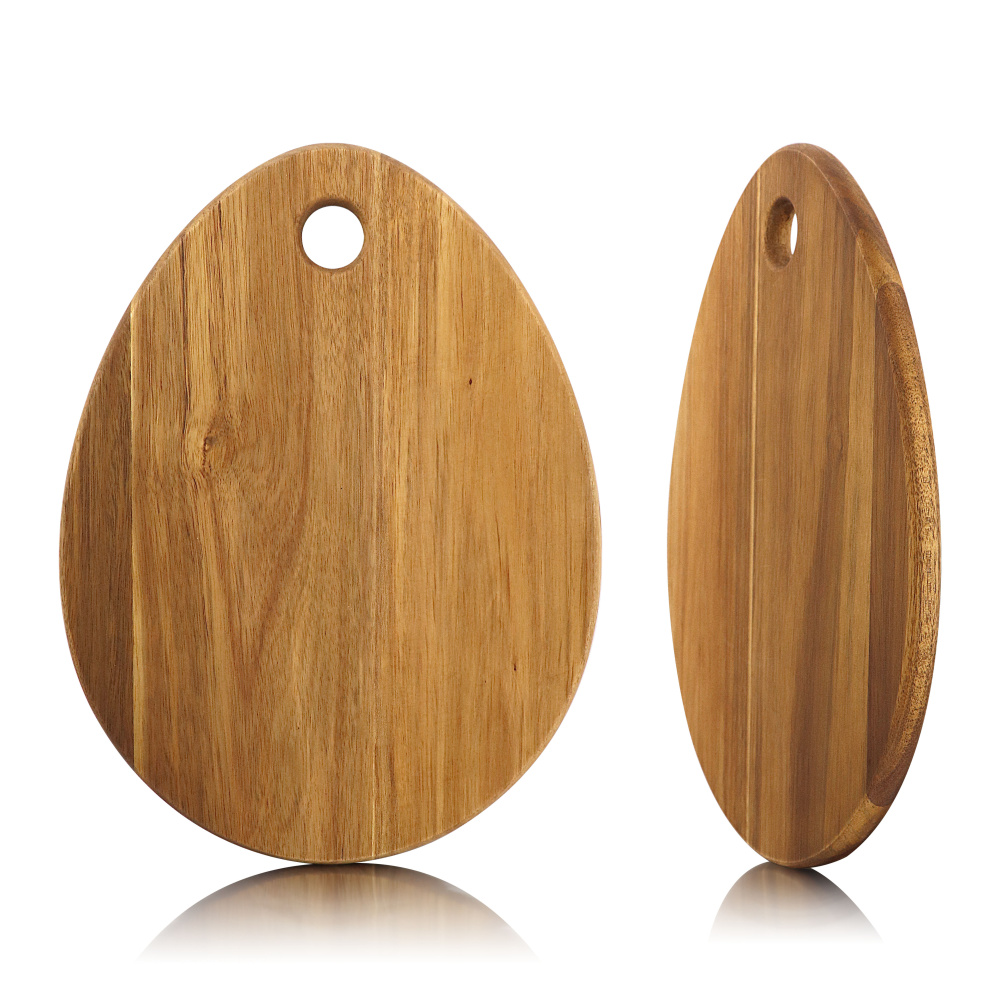 Jaswehome Acacia Wood Cutting Boards Solid Wood Kitchen Chopping Boards Shape Wooden Fruit Board Kitchen Tools