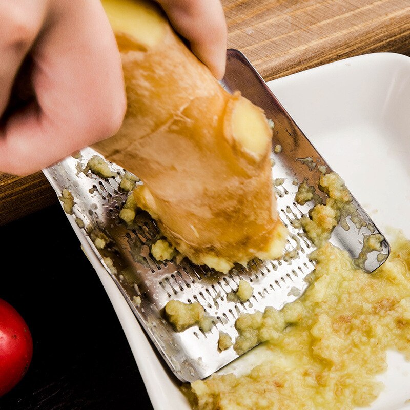 Stainless Steel Ginger Grinding Plate Vegetable Grater Tools Cool Home Gadgets Food Crusher Kitchen Supplies Accessories Things