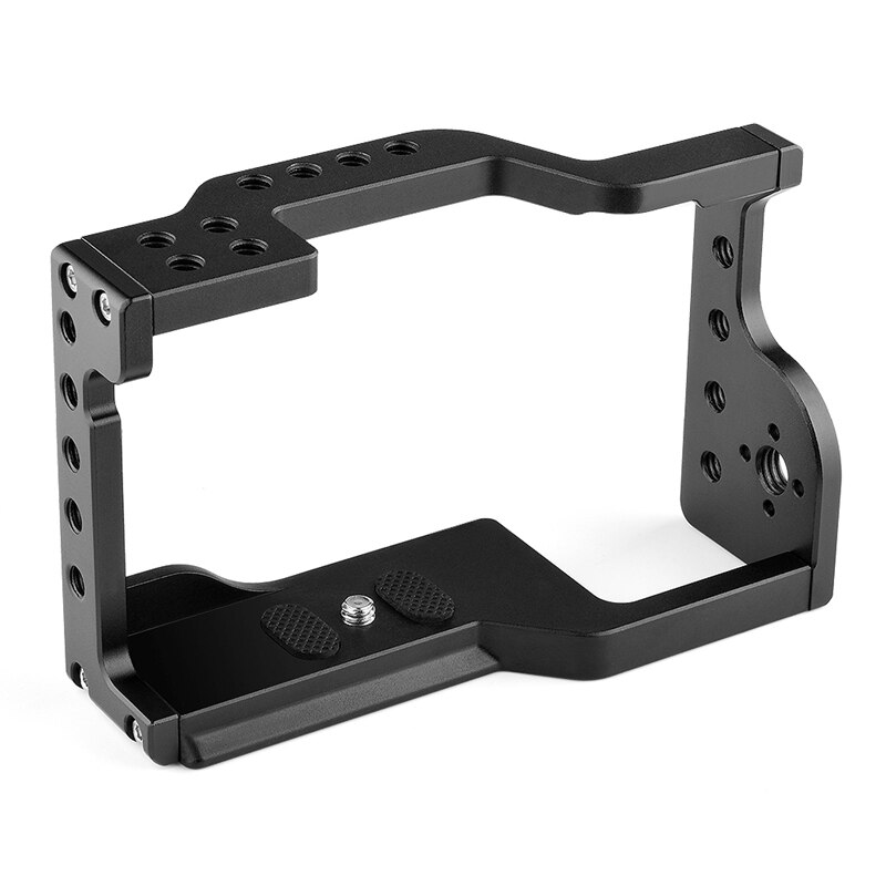 Fotografia Staffa DSLR Macchina Fotografica Coniglio Gabbia per Sony A6600 in Lega di Alluminio Gabbia Handheld Stabilizzatore