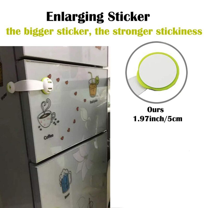 Latches Child Proof Drawer Locks No Drill Adhesive Toddler Security Baby Safety Locks for Closet, Cupboard, Fridge, Refrigerator