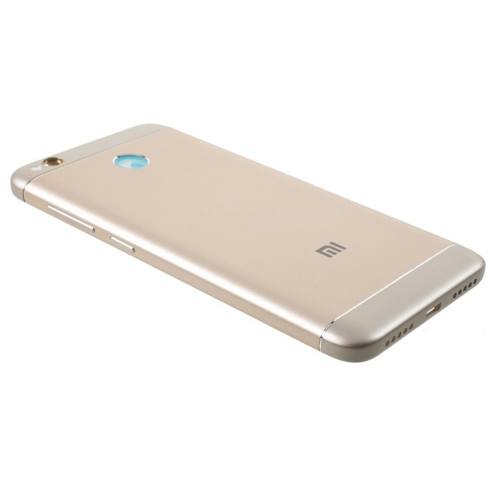 Voor redmi 4x originele achterbatterijklep behuizing + zijknoppen + cameraflitser lens vervanging voor xiaomi redmi 4x