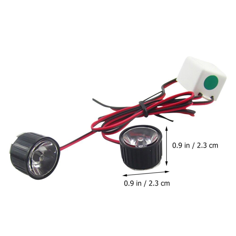 12-80V LED Taillight Brake Lights Red Blue Flashing Taillights for Motorcycle