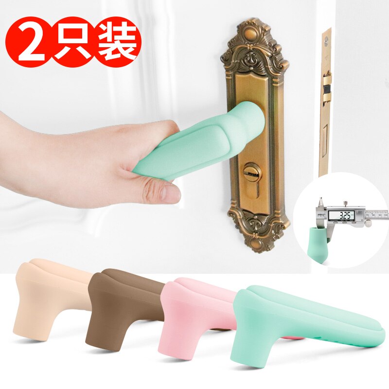 2 stuks veiligheidsmatten voor kinderen, deursloten, siliconen handschoenen, ramen, deuren, handgrepen, siliconen deurknop, beveiligingssleutelhouder, thuisorganizer