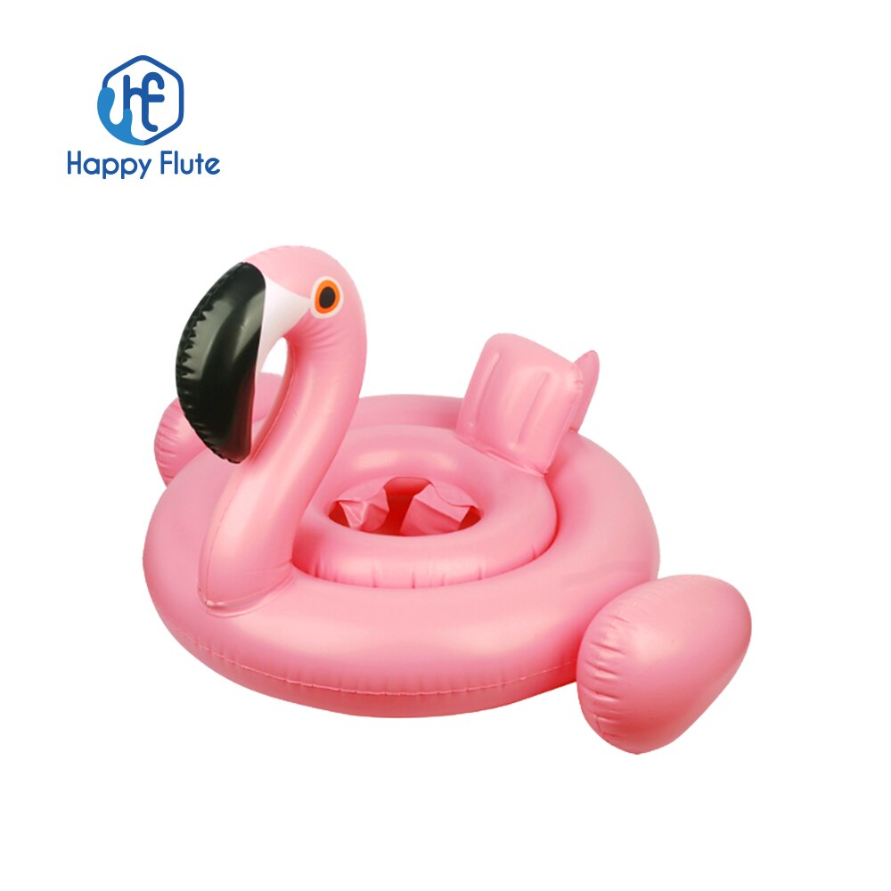 Happyflute Aufblasbare Weiß Schwan Flamingo Baby Schwimmen Rettungsring Kind Sitzen Ring