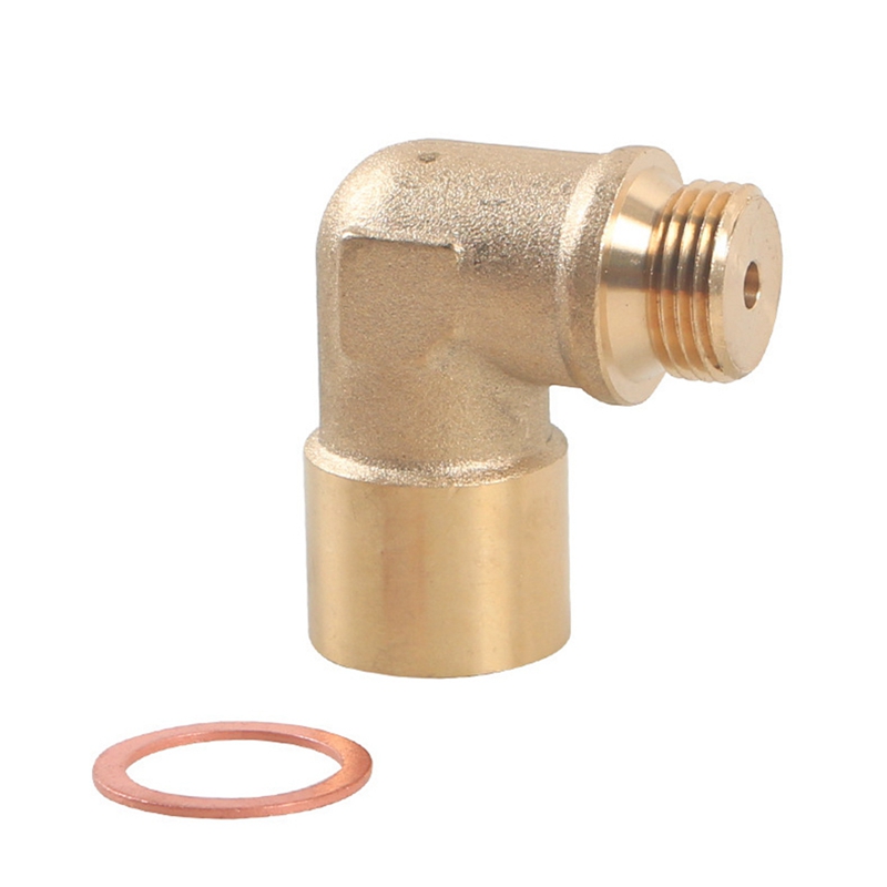 M18 X1.5 Car Oxygen Sensor Extender Spacer Exhaust 90 Degree Auto Truck O2 Oxygen Sensor Extender Spacer Car Accessories