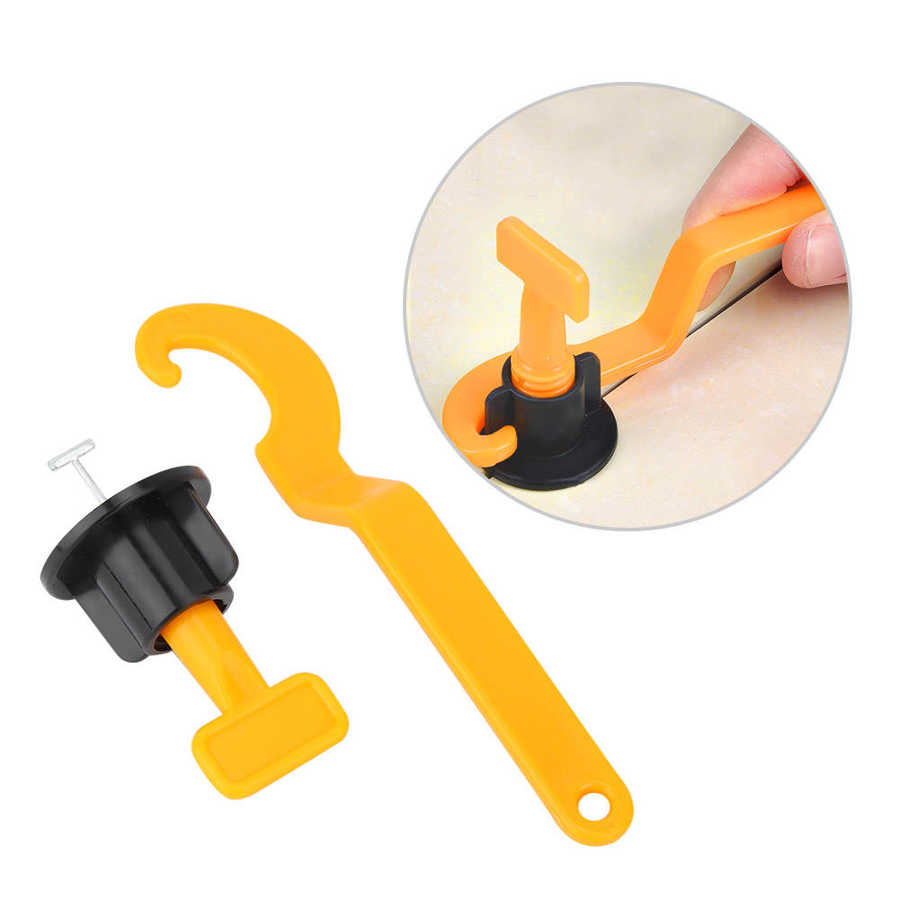 50Pcs Reusable Tile Leveling Positioning Leveler Floor Construction Tools Set