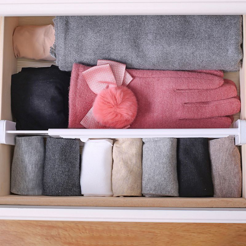 Retractable Drawer Storage Divider Multi-function Partitions Divider Cabinet Drawer Separator Divider Home Storage Organizer