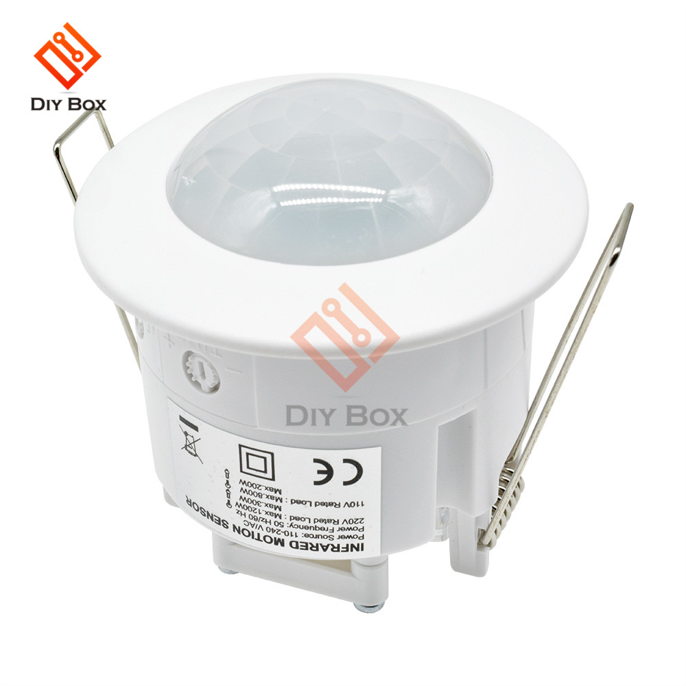 AC 220 V Mini 360 Grad Decke PIR Bewegungssensor Schalter IR Infrarot Induktionssensor Detektor Regler Schalter für LED-Licht